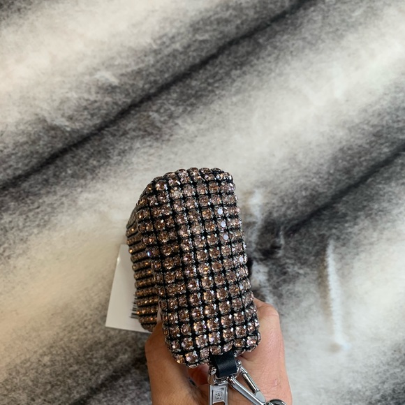 { Alexander Wang } Wangloc Crystal Mini Pouch Bag - Picture 9 of 12